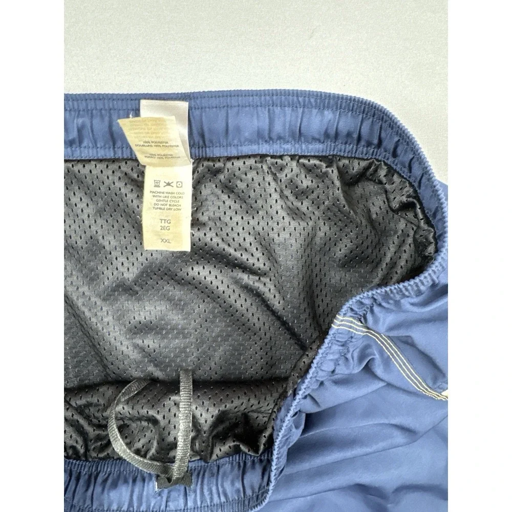 Vintage Y2K Nike Swim Trunks Men's XXL Gray Swoosh Board Shorts Silver Tag